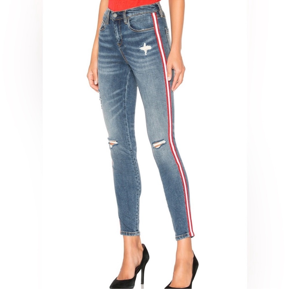 BLANKNYC High Rise Skinny Jean in Jersey Girls